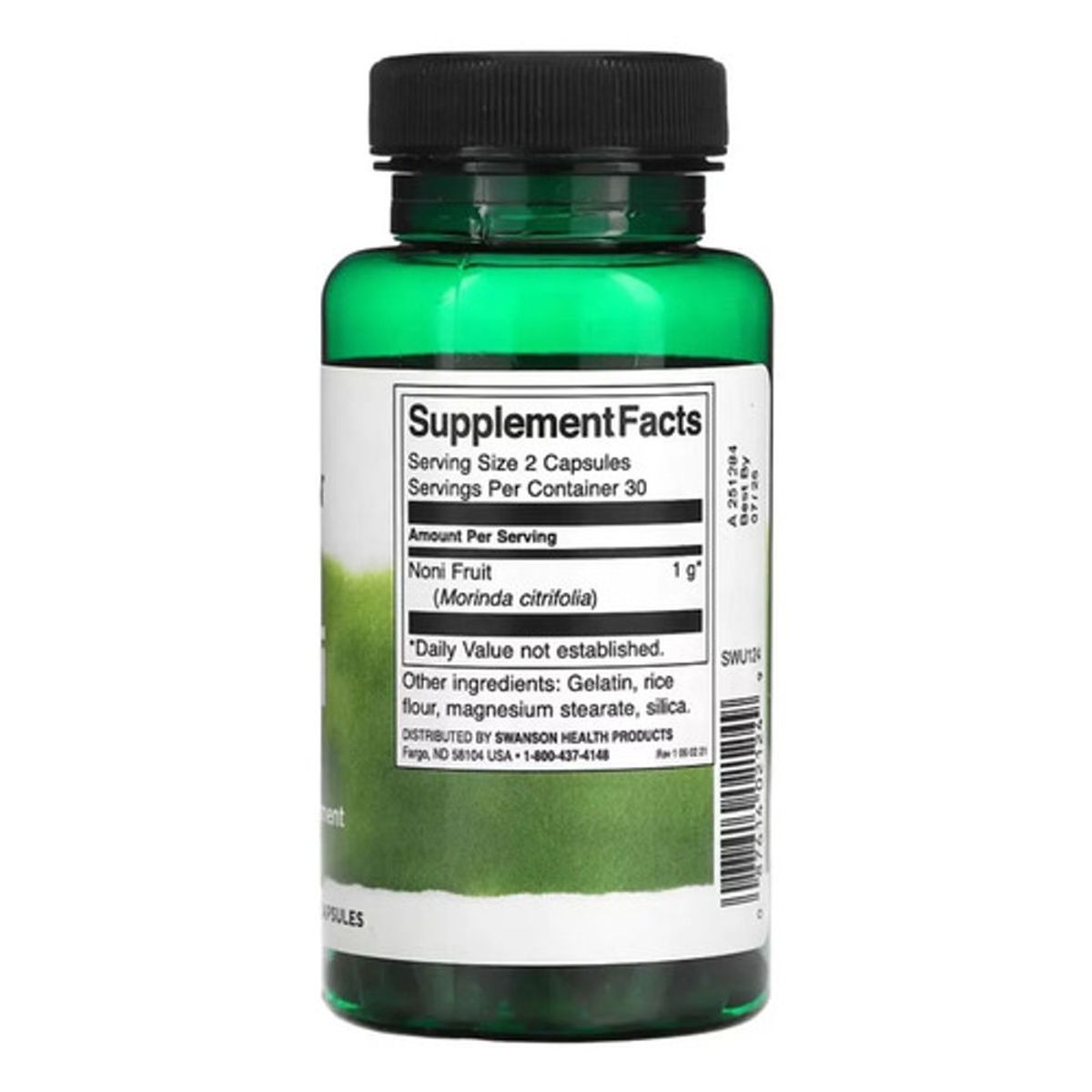 GENERICO - Swanson Noni 500 Mg 60 Caps, Promueve Vitalidad Y Bienestar