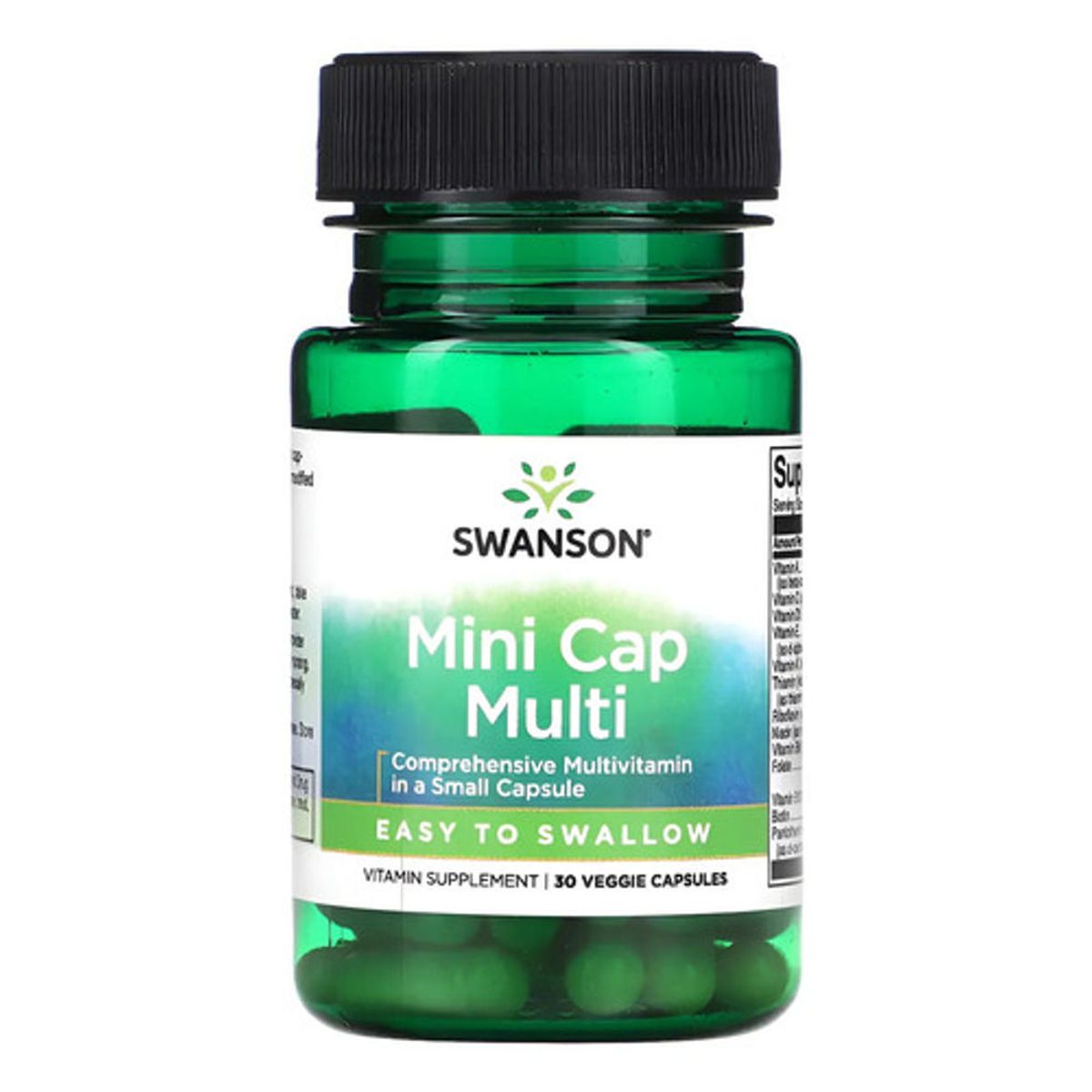 GENERICO - Multivitamínico Diario 30 Mini Cápsulas Veganas Preventivo
