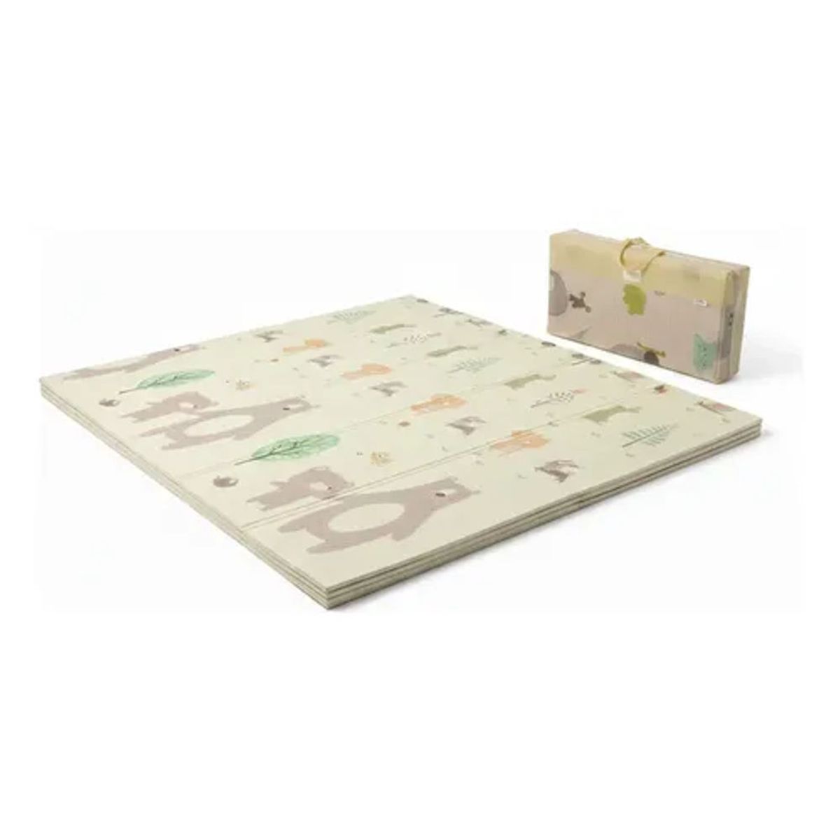 GENERICO - Alfombra Plegable Bebé 180200 Dos Diseños, Reversible