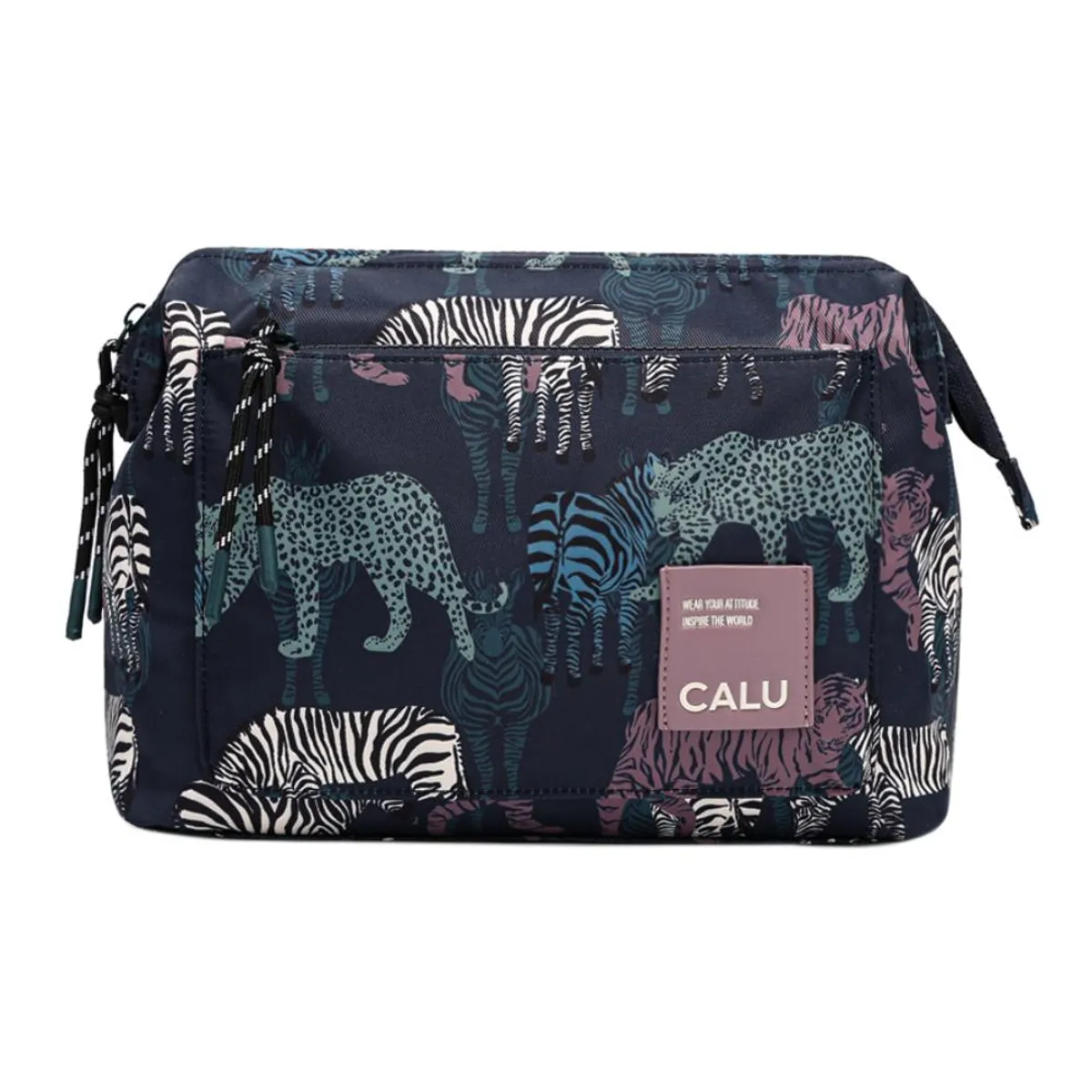 CALU - Neceser Organizador Luciana Zebra Azul Calu