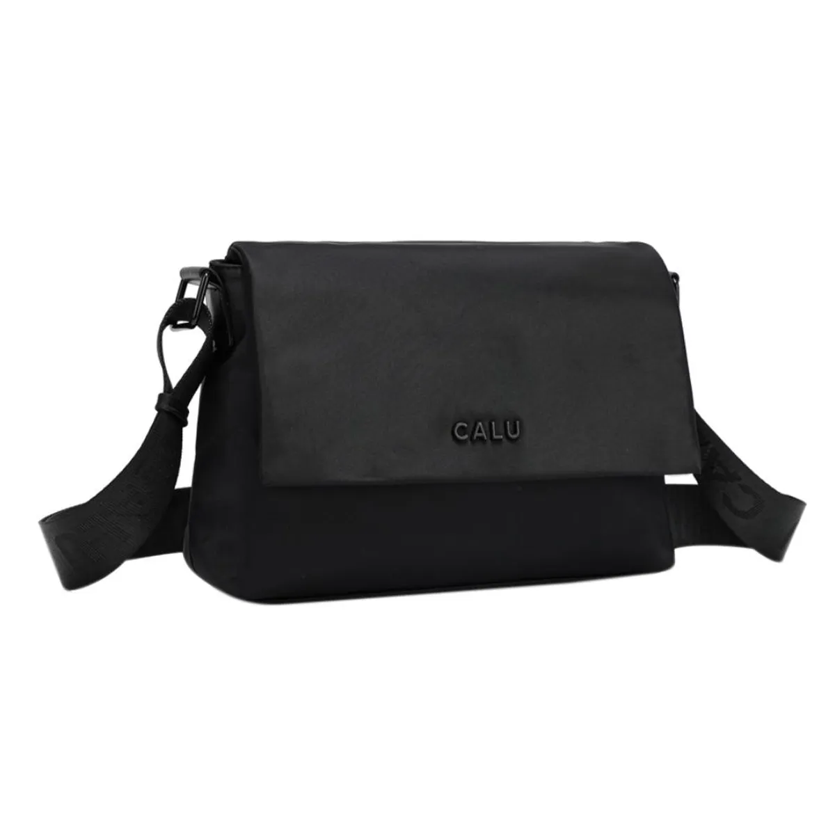 CALU - Cartera Bandolera Tapeta Hansel Negro Calu