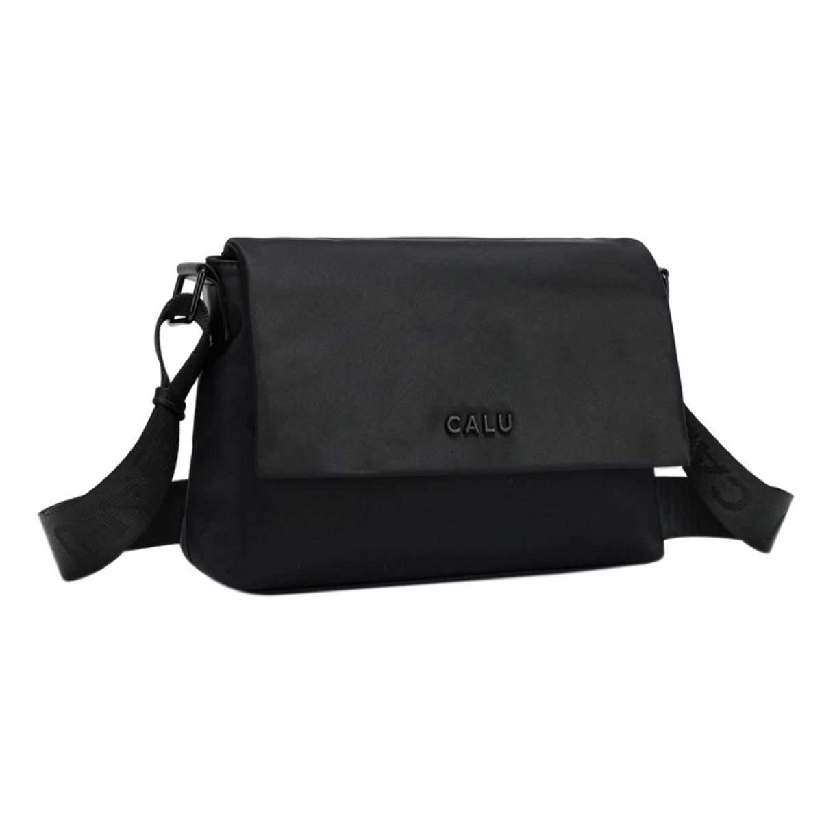 CALU - Cartera Bandolera Tapeta Hansel Negro Calu