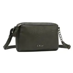 CALU - Cartera Mediana Elegante Pixie Verde Musgo