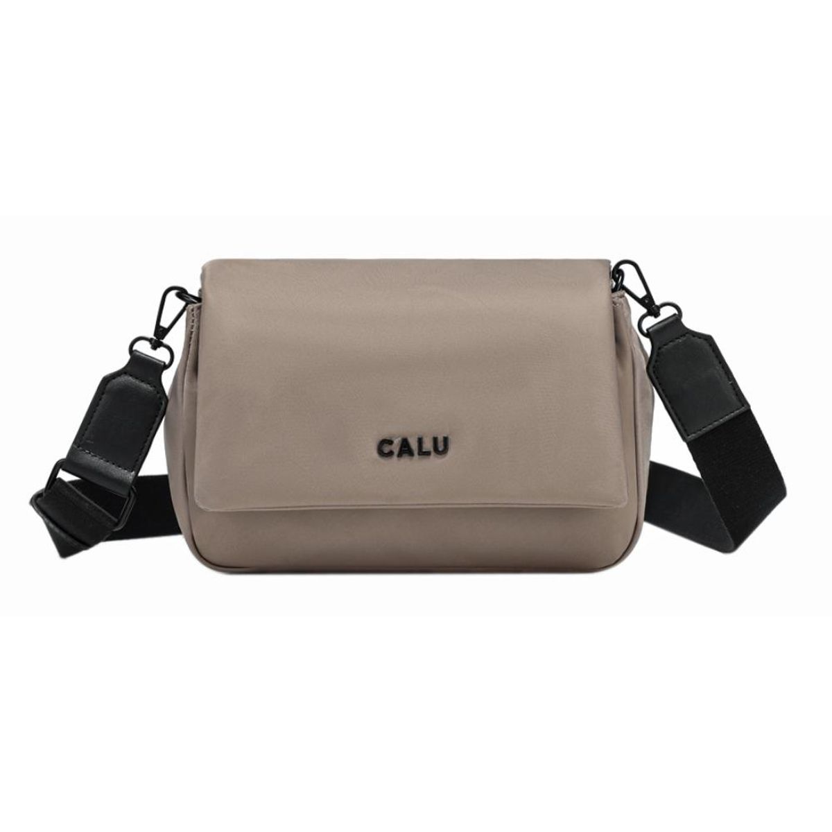 CALU - Cartera Bandolera Pequeña Kate Taupe Calu