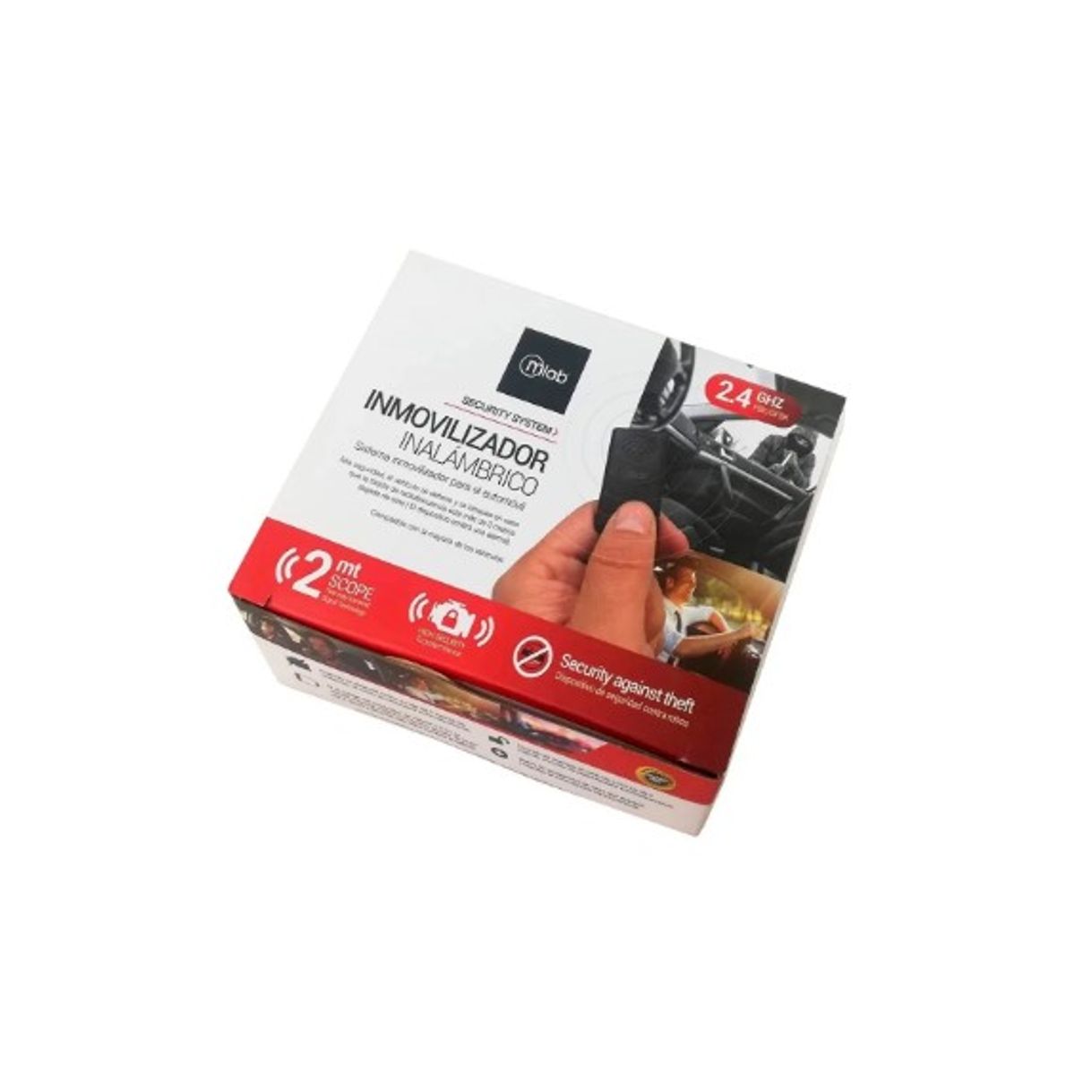 MLAB - Inmovilizador Corta Corriente Para Automovil 2Mts Negro 5433