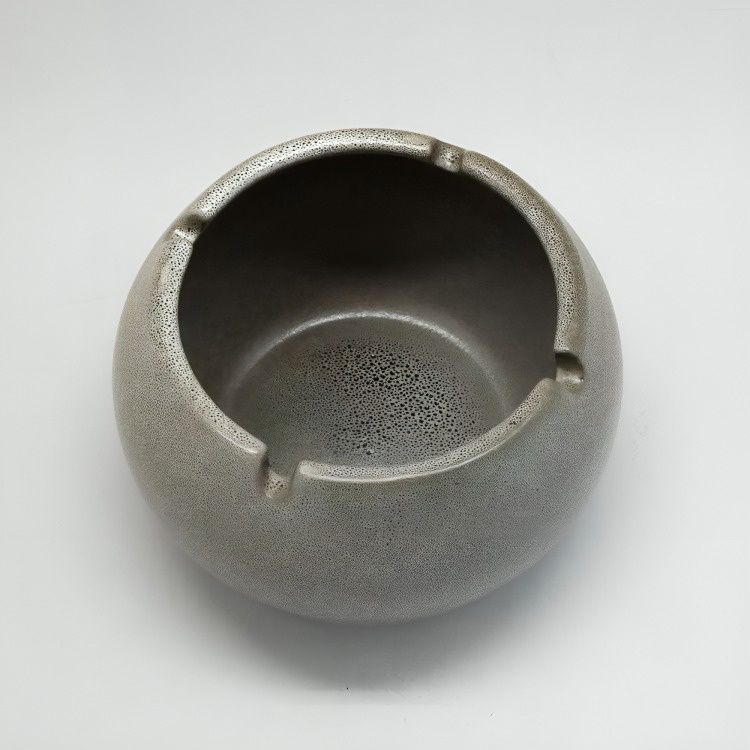 CENICERO PORCELANA GRIS