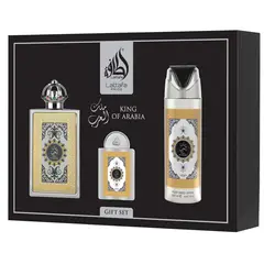 LATTAFA - King Of Arabia Edp 100 Ml + 20 Ml + Deo Spray 200 Ml