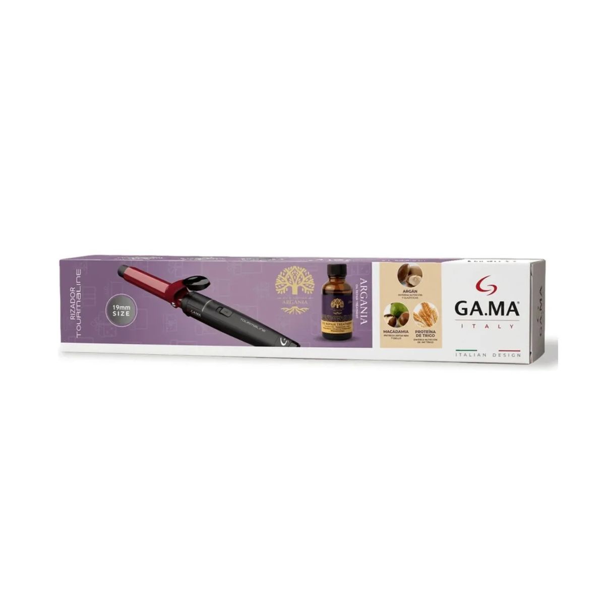 GAMA - Pack Rizadorondulador 19mm Gama Tourmalina + Aceite Argania 30ml