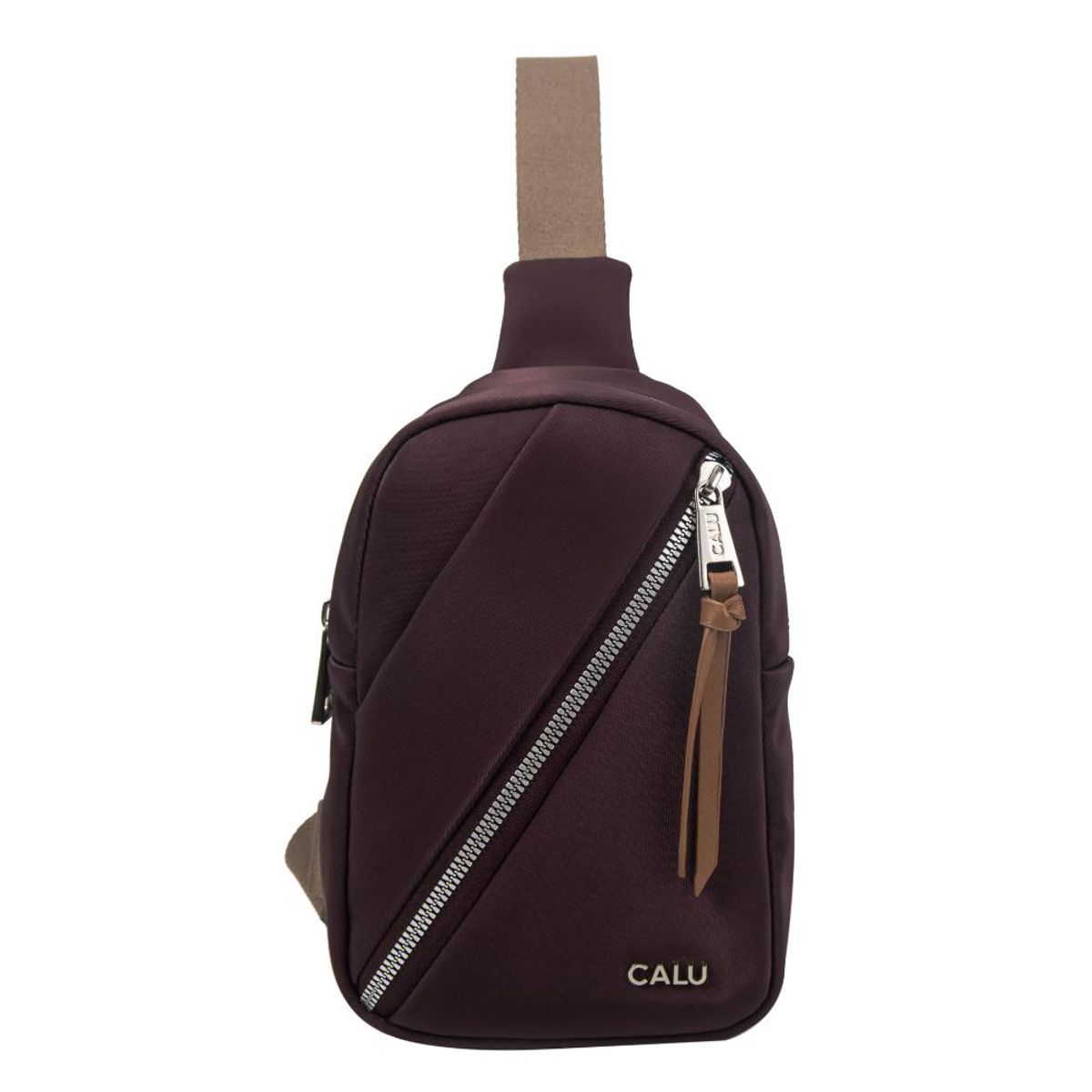 CALU - Bolso Pequeño Crossbody Meg Burdeo Calu