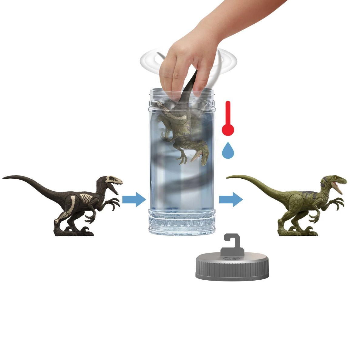MATTEL - JURASSIC WORLD DINOSAURIO DINO REVEAL