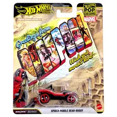 MATTEL - HOT WHEELS VEHÍCULO DE COLECCIÓN AUTO CULTURA POP SORPRESA - SPIDER-MOBILE DEAD-BUGGY