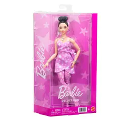 MATTEL - BARBIE FASHIONISTA DELUXE STYLE MUÑECA CON VESTIDO ROSA