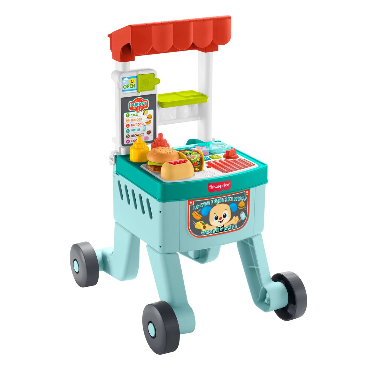 MATTEL - FISHER-PRICE ANDADERA PARA BEBÉS CARRO DE SNACKS 4 EN 1