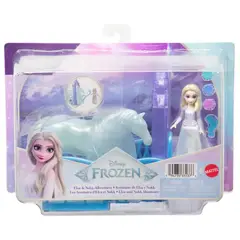 MATTEL - PRINCESAS CON ESTABLO Y CABALLO - AVENTURAS DE ELSA Y NOKK