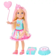 MATTEL - BARBIE CHELSEA CUMPLEAÑERA FALDA ROSA