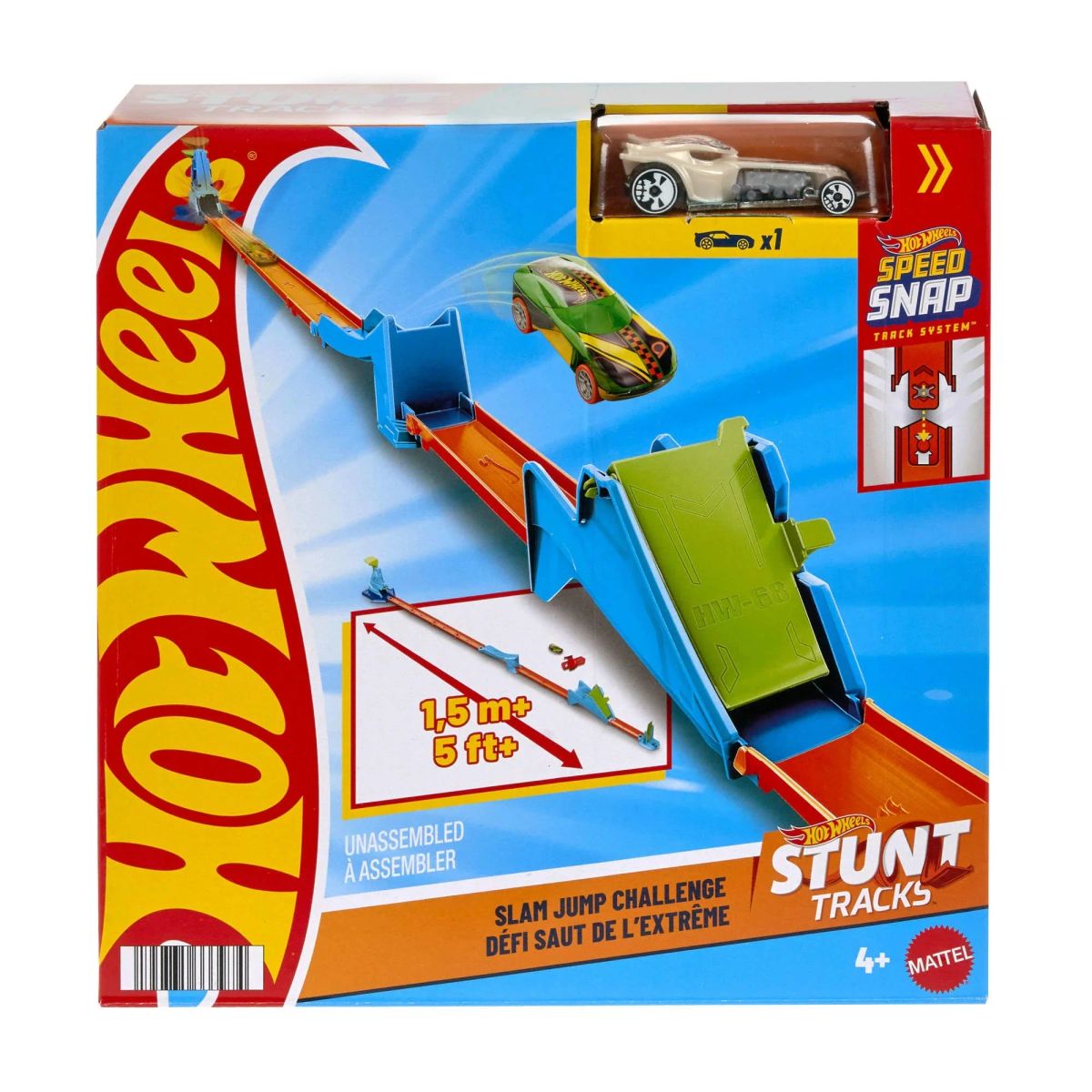 MATTEL - HOT WHEELS PISTAS DE ACROBACIAS SORPRESA - DESAFIO DE SALTO
