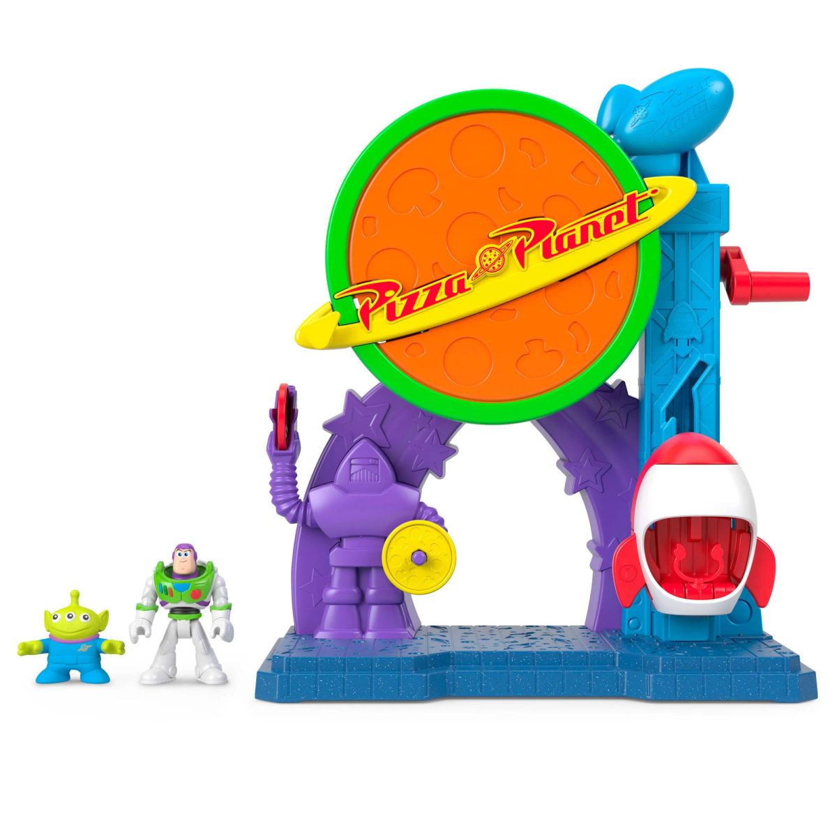 MATTEL - IMAGINEXT SET DE PIZZA PLANET CON BUZZ Y ALIEN TOY STORY