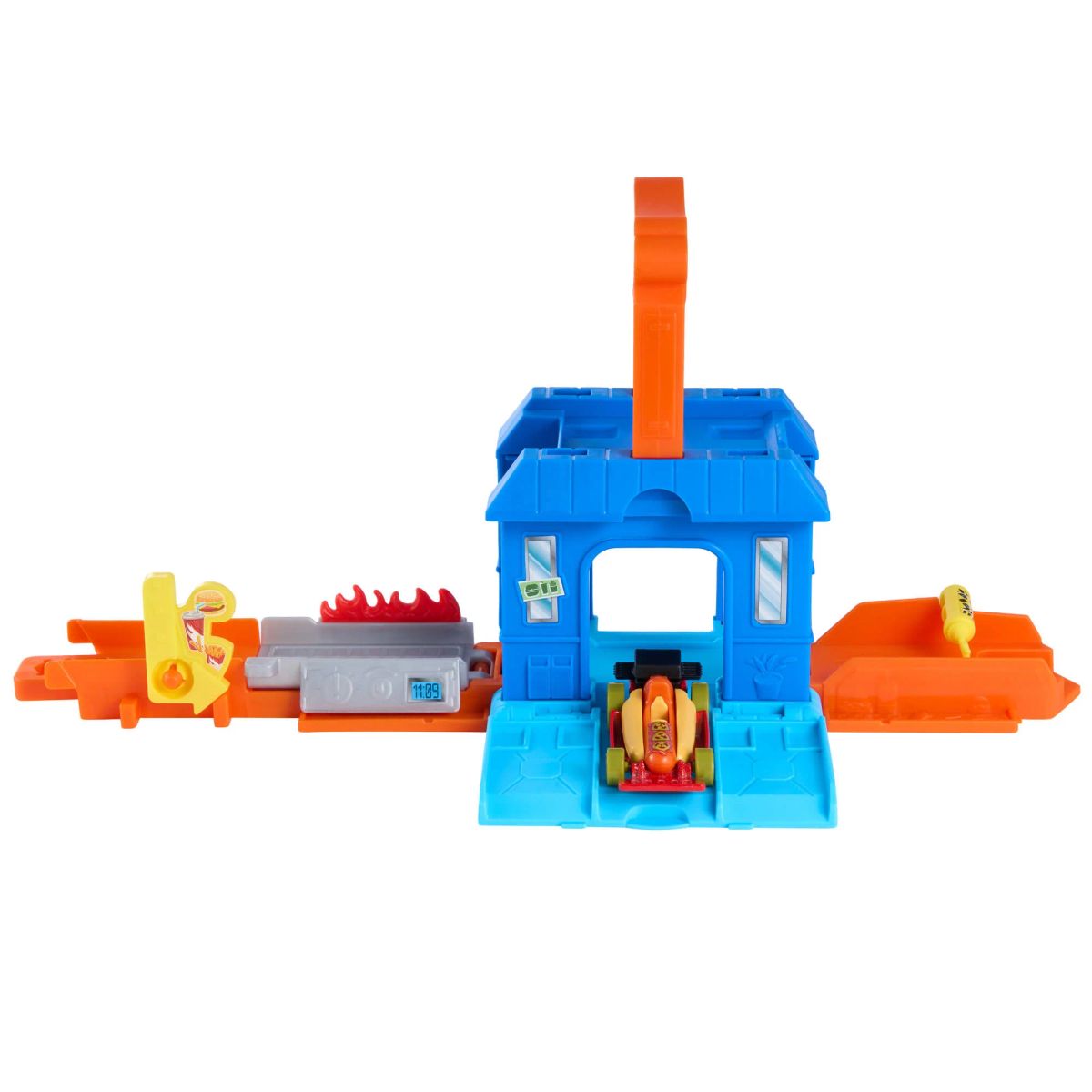 MATTEL - HOT WHEELS PISTAS SORPRESA - SERVICIO EN EL VEHICULO PARA LLEVAR