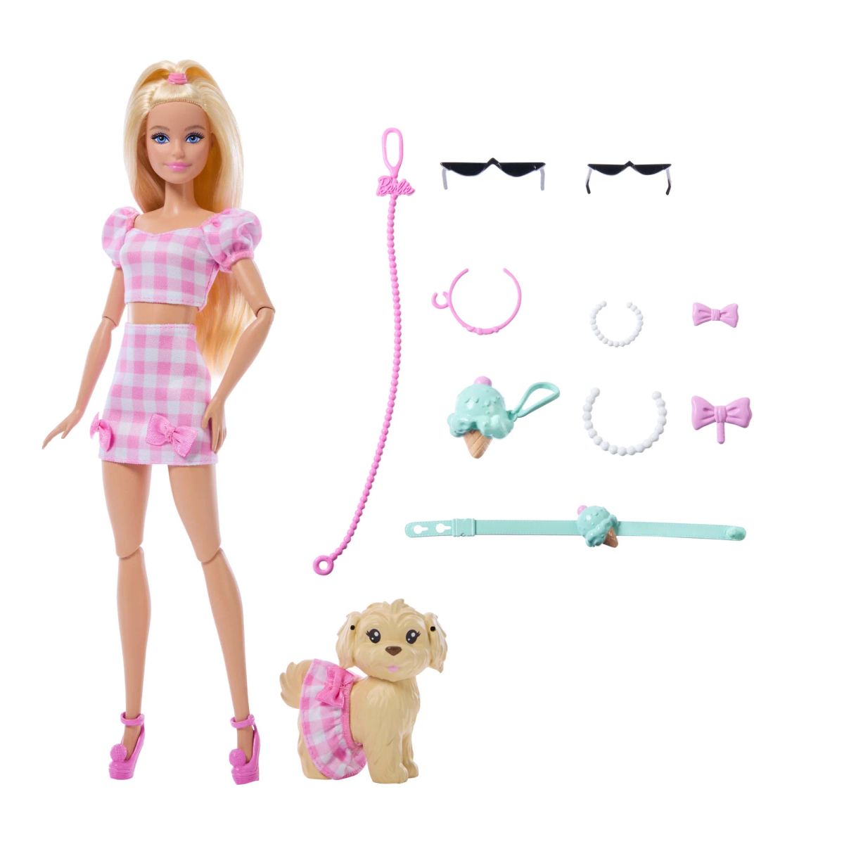 MATTEL - BARBIE LOOKS IGUALES MALIBÚ Y PERRITO