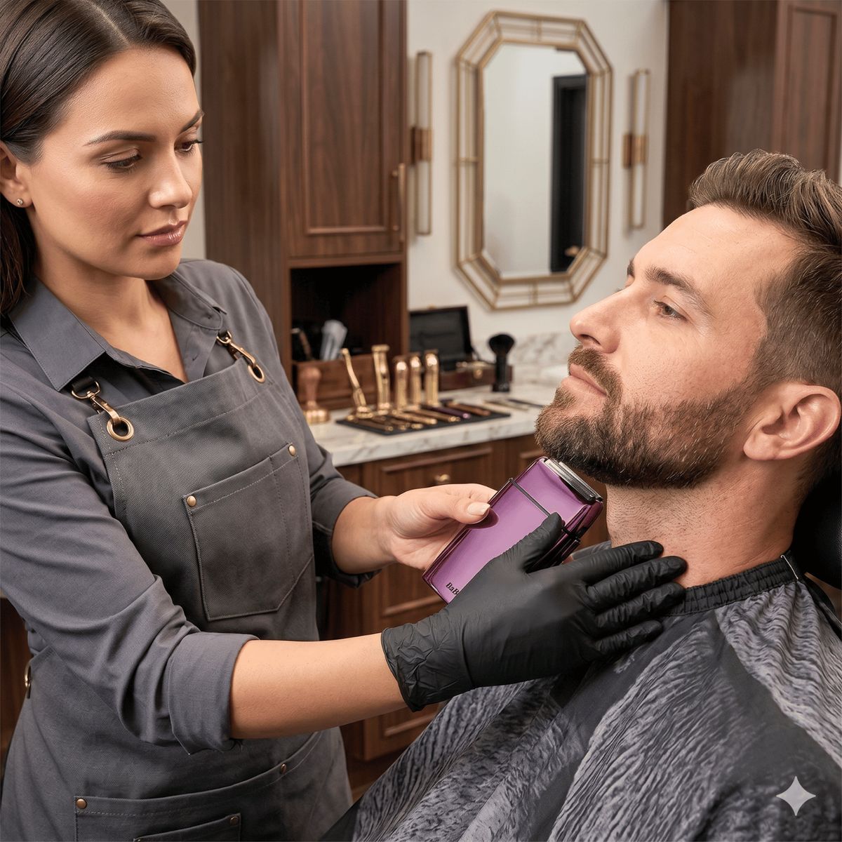 BABYLISS PRO - Afeitadora BaBylissPRO FoilFX02 Double Foil Shaver Purpura