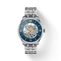 TISSOT - Reloj Chemin Des Tourelles Skeleton T1398361104800
