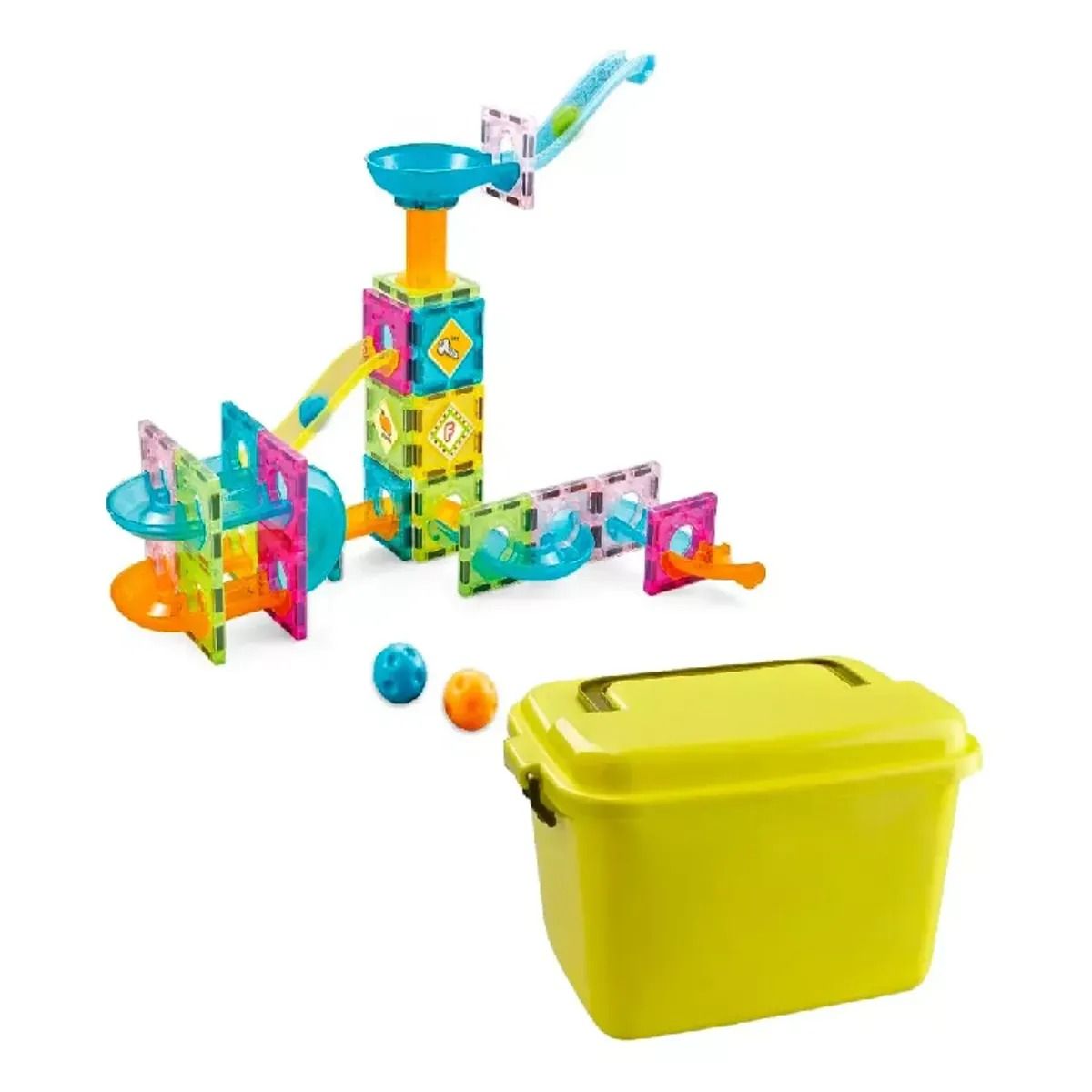 GENERICO - Kit Bloques De Construcción Magnéticos 64 Pzas