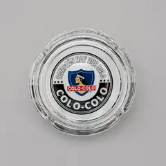 COLO COLO - CENICERO DE VIDRIO REDONDO