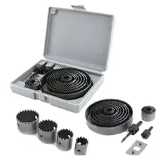 GENERICO - Set Sierra Copas 16 Piezas Para Madera