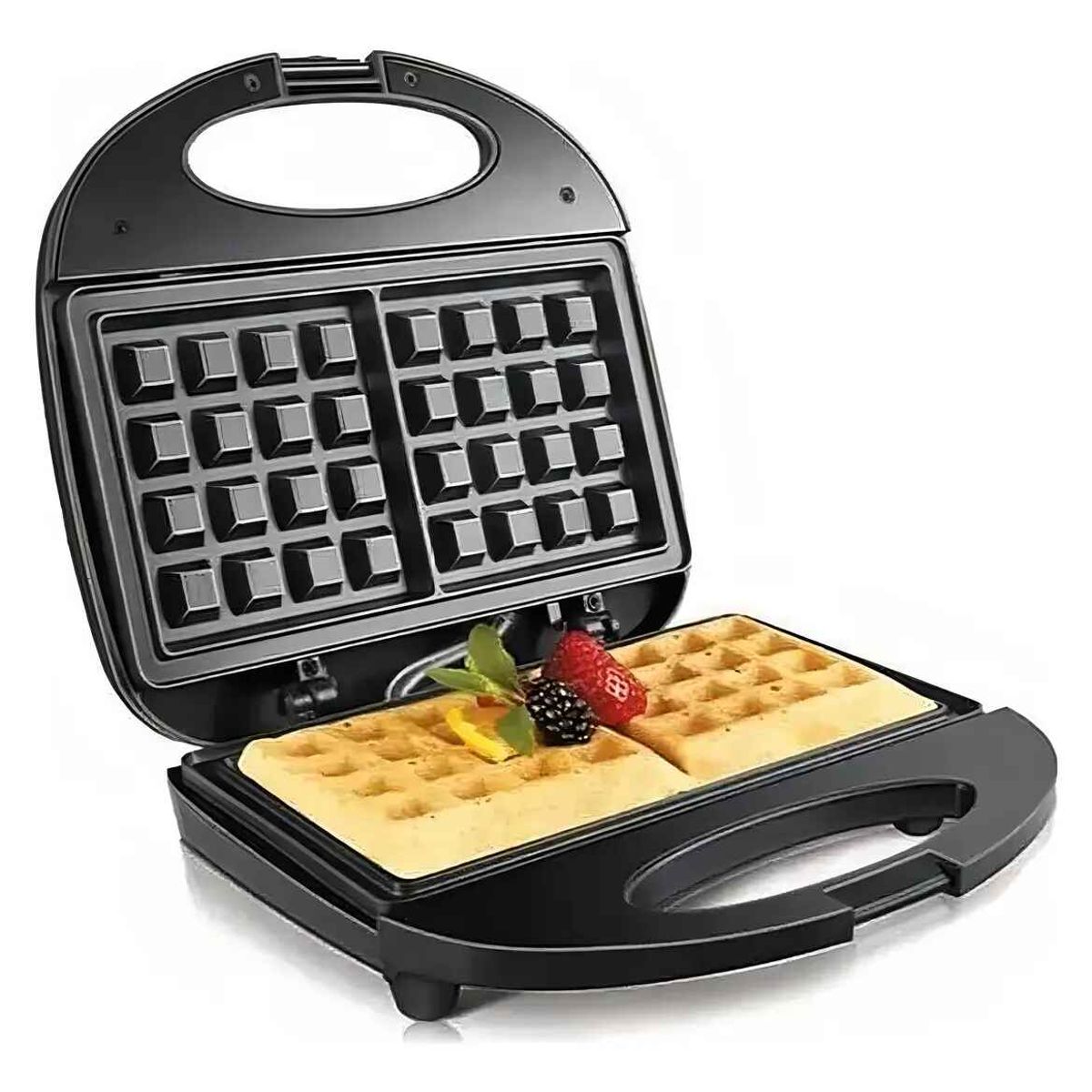 GENERICO - Máquina De Waffles Antiadherente Waflera 2 Porciones
