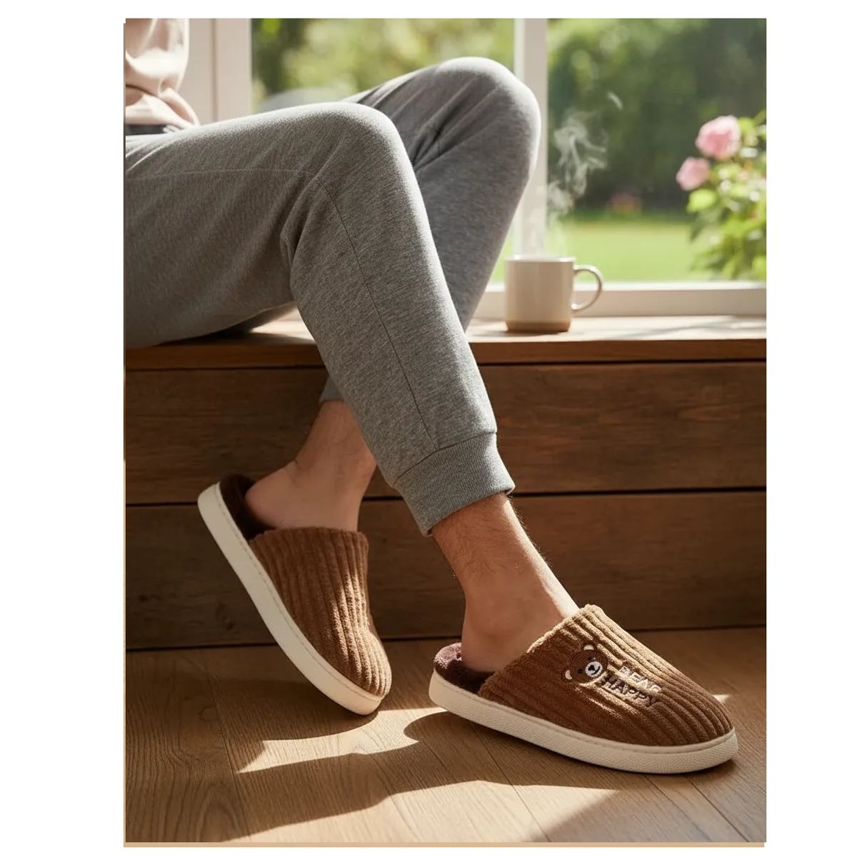 APOSTOL - Pantuflas Chiporro Invierno Antideslizante Soft Hombre Mujer