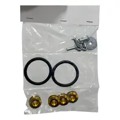 GENERICO - Kit De Sujetador De Liberacion Rapida Para Parachoque 18pzs Dorado