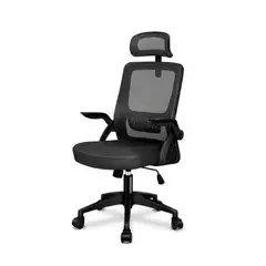 GENERICO - Silla De Oficina Ergonomica Tela Malla Con Reposacabeza
