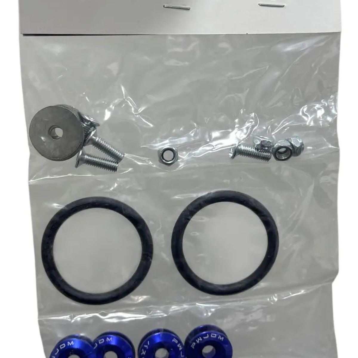 GENERICO - Kit De Sujetador De Liberacion Rapida Para Parachoque 18pzs Azul
