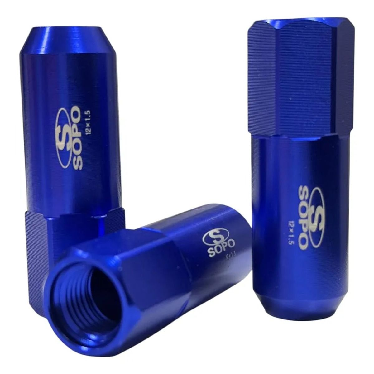 GENERICO - Tuerca Sopo De Rosca De 12mmx1.50 azul