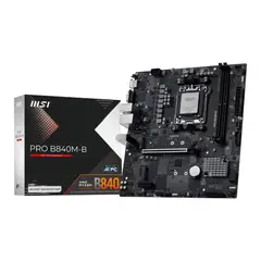 MSI - Placa Madre PRO B840M-B, Micro-ATX, AM5, DDR5