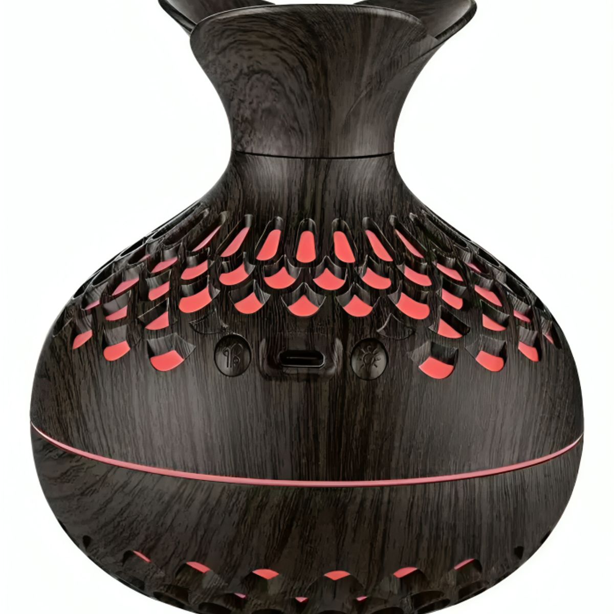 GENERICO - Humidificador de jarrón de grano de madera
