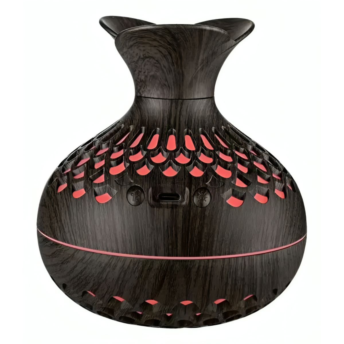 GENERICO - Humidificador de jarrón de grano de madera