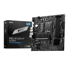 MSI - Placa Madre PRO B760M-P DDR4, Micro-ATX, LGA1700