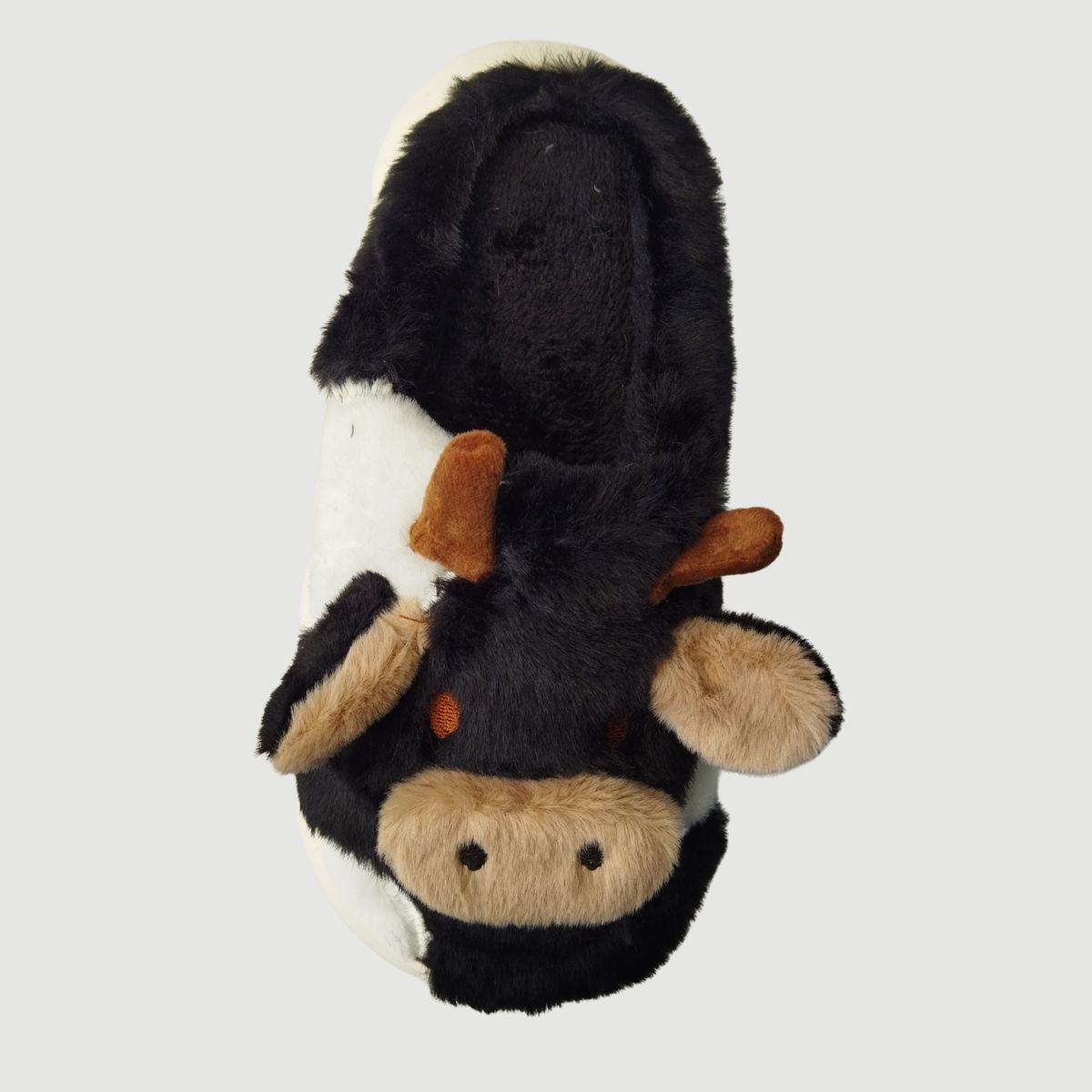 LIKE SHOP - Pantuflas Felpa Unisex niños Suela Confortable Diseño Vaquita 4263