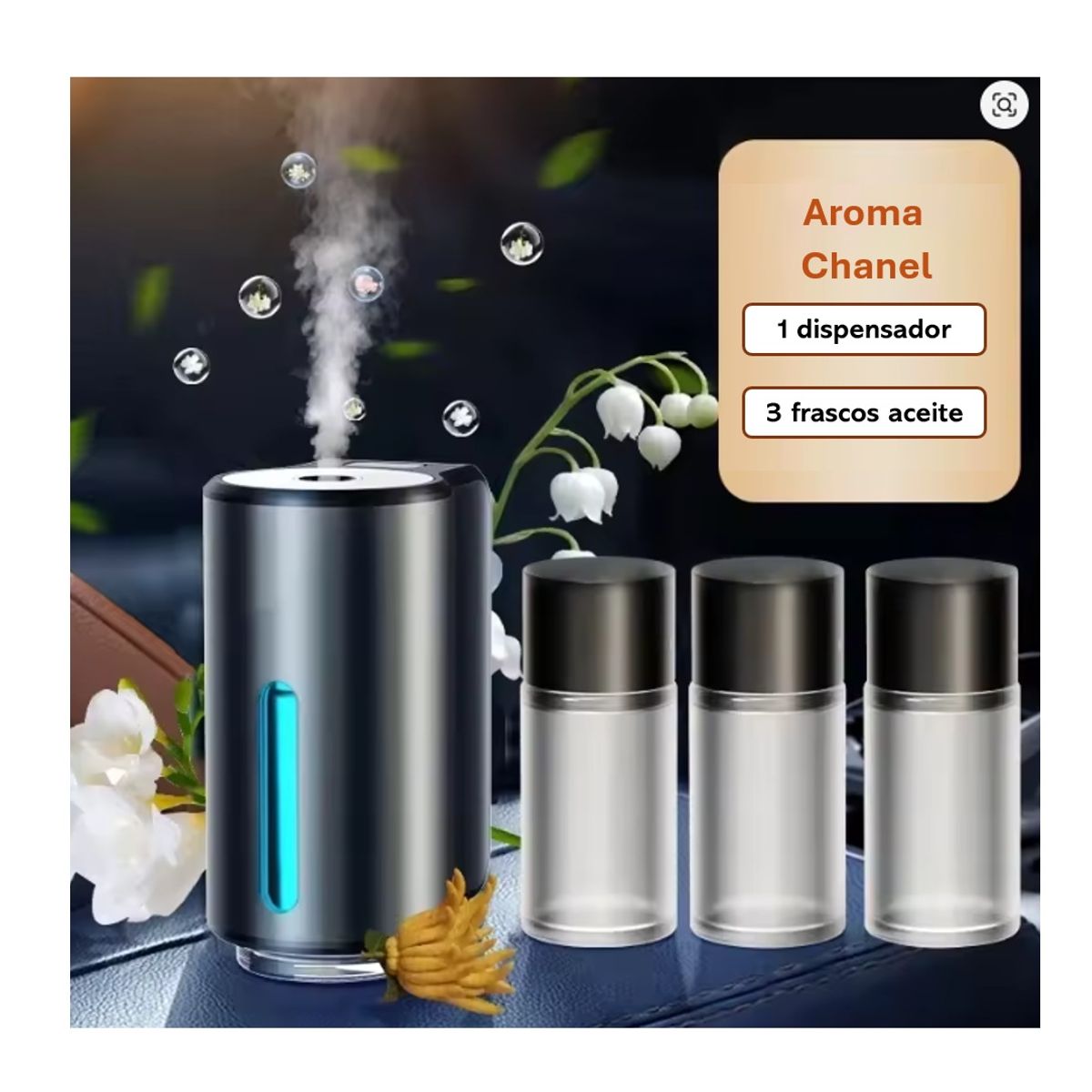 VIPA - Aromatizador Difusor de Aroma Inteligente para Vehículos - Gentleman Drive