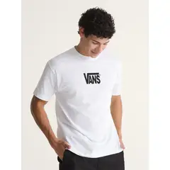 VANS - Polera MC Hombre Stretch Logo Tee Blanco