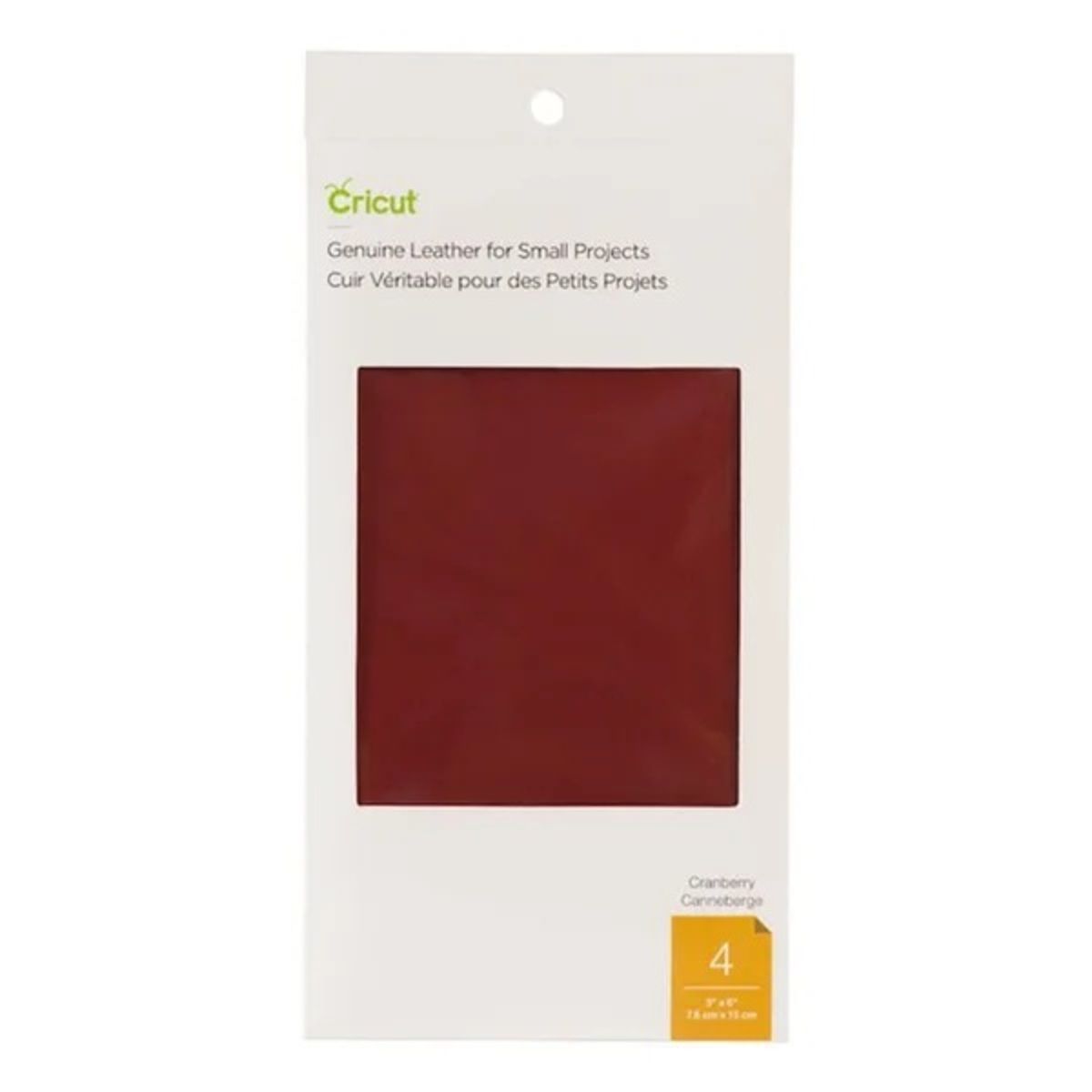 CRICUT - Cuero Original 3 X 6 In Burdeo Cricut