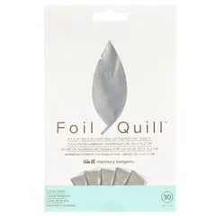 AMERICAN CRAFTS - Pack De Foil Quill 4 X 6 - 30 Hojas Plateado American Craft