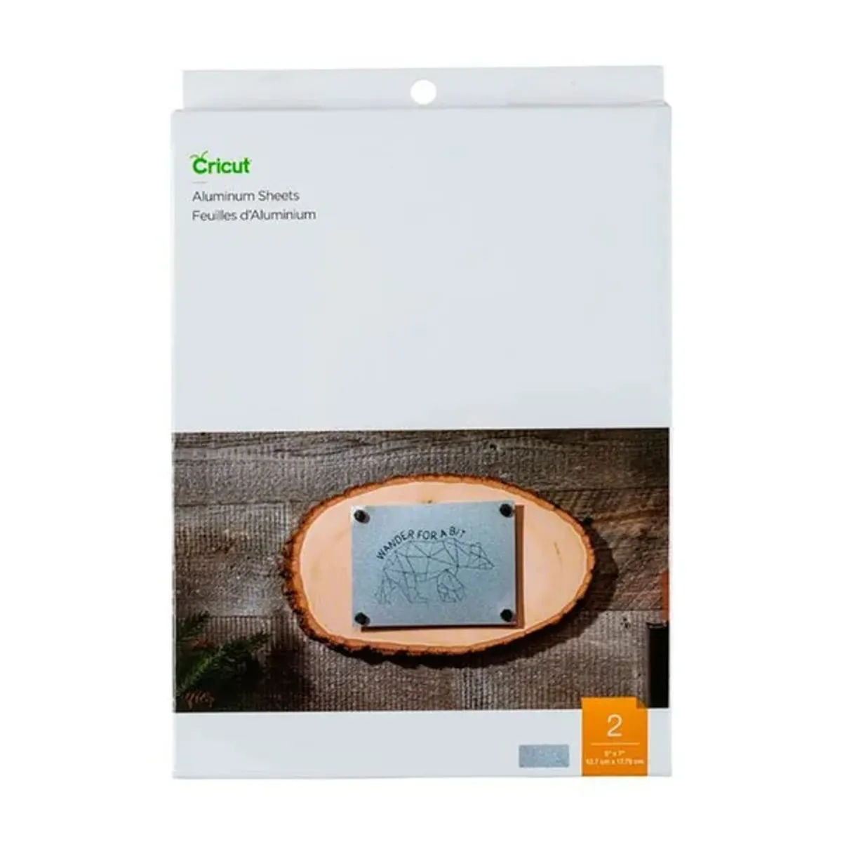 CRICUT - Hojas De Aluminio 12.7 X 17.8 cm 2 Und Cricut