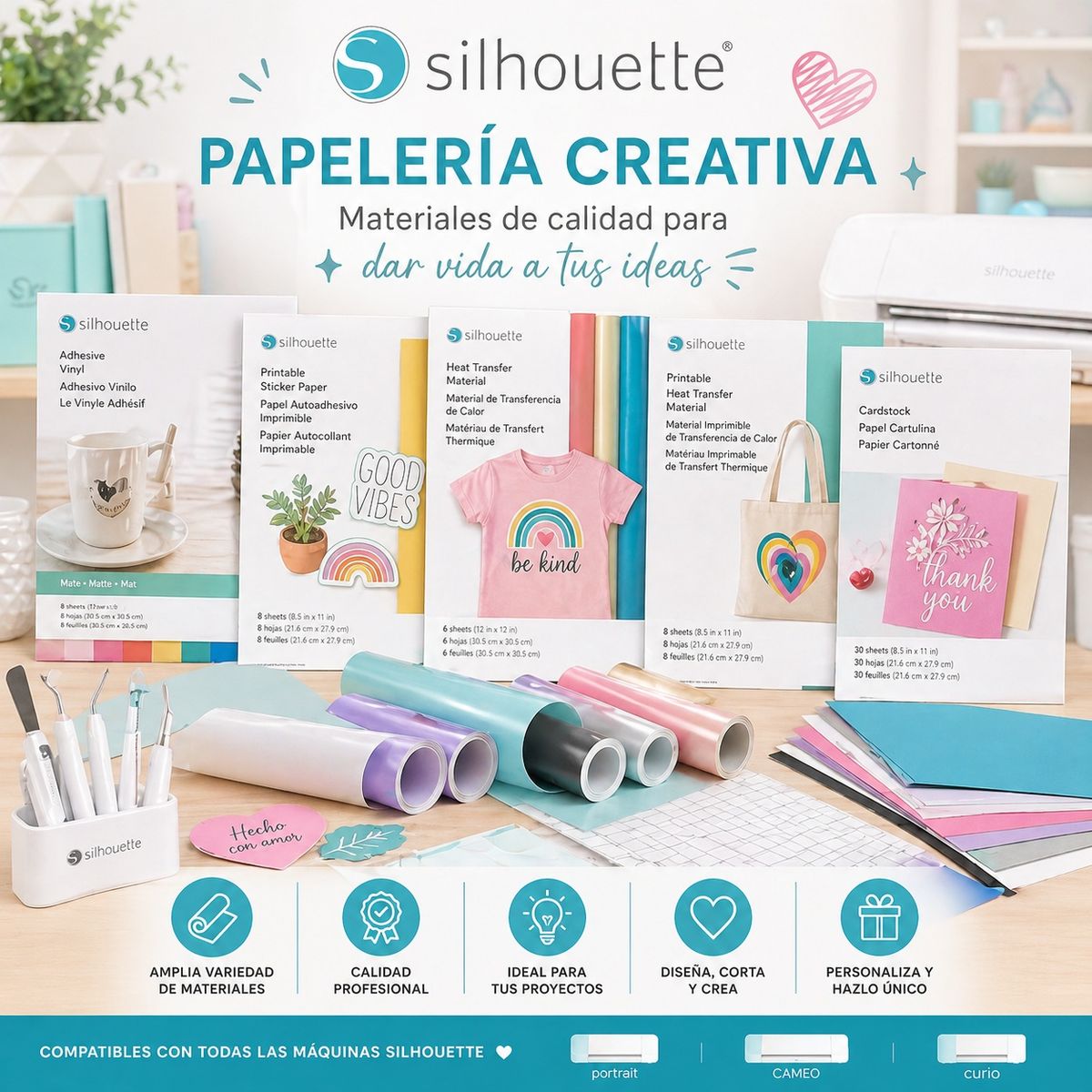 SILHOUETTE - Hojas Laminadas Para Doming Silhouette