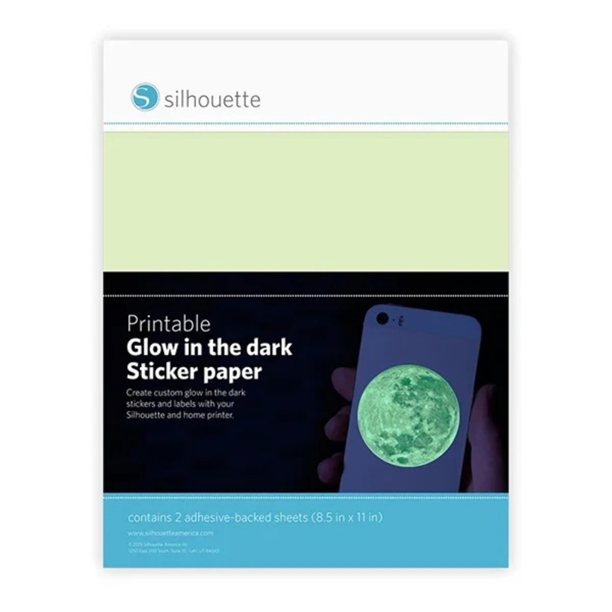 SILHOUETTE - Papel Adhesivo - Glow In The Dark Silhouette