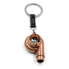 GENERICO - Llaveros Turbocompresor Metalico 1 Unidad Bronce