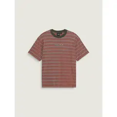 VANS - Polera MC Hombre Cameron Stripe Knit Naranjo
