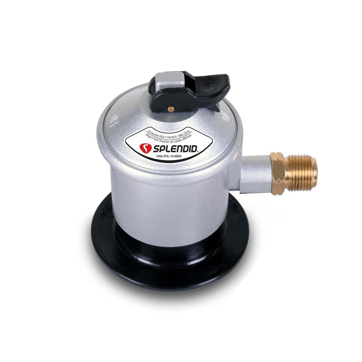 SPLENDID - REGULADOR CON VALVULA SEGURIDAD 5,11 Y 15 KG SPLENDID