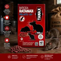 TANAX - RATICIDA RATANAX PELLET 100GRS UN